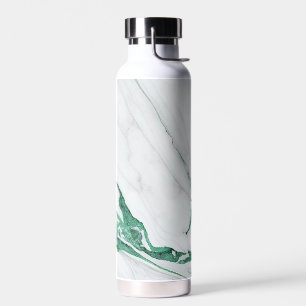Natur abstraktes Marmormuster Hintergrund Trinkflasche