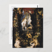 Natur Adorieren der Drei Grässer von Rubens Postca Postkarte (Vorne/Hinten)