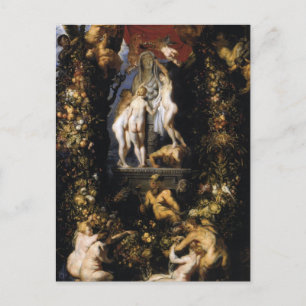 Natur Adorieren der Drei Grässer von Rubens Postca Postkarte