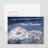 Natur Alaska Denali Landschaft Foto Weihnachten (Vorne/Hinten)