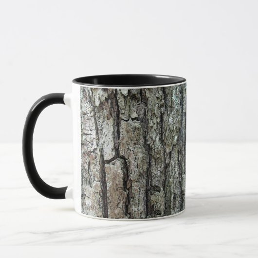 Natur-alte Kiefer-Barke Tasse (Links)