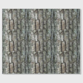 Natur-alte Kiefern-Barke Geschenkpapier (Flach)