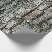 Natur-alte Kiefern-Barke Geschenkpapier (Ecke)