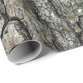 Natur-alte Kiefern-Barke Geschenkpapier (Rolleneckpunkt)