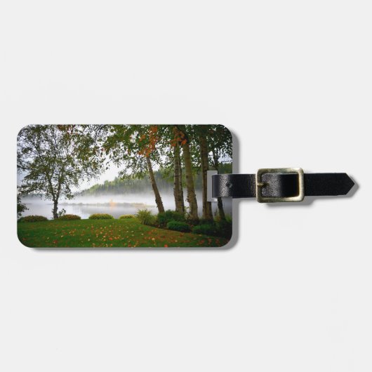 Natur am See Gepäckanhänger (Vorderseite horizontal)