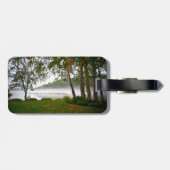 Natur am See Gepäckanhänger (Rückseite horizontal)