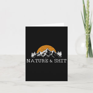 Natur & amp; - Funny Outdoor Mountains Camping Hik Karte