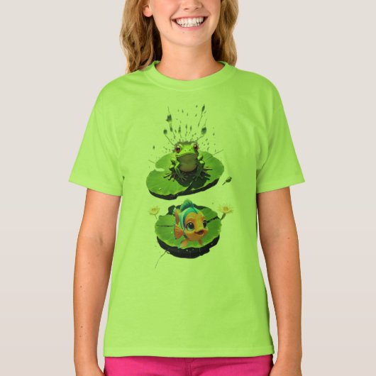 Natur-Animation Grafik T-Shirt (Vorderseite)
