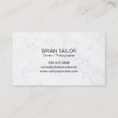 Natur | Aquarellbaum Visitenkarte (Rückseite)