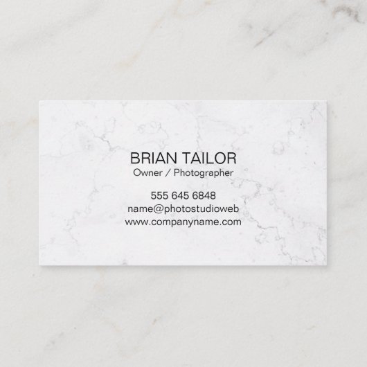 Natur | Aquarellbaum Visitenkarte (Rückseite)