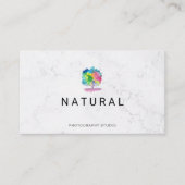 Natur | Aquarellbaum Visitenkarte (Vorderseite)