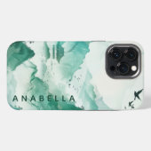 Natur Art I Individuelle Name iPhone Hülle (Rückseite (Horizontal))
