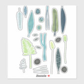 Natur Aufkleber (Blatt)