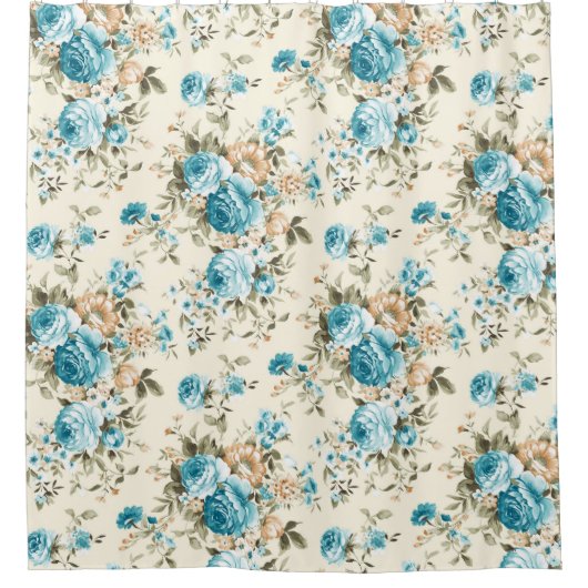 Natur Auge fesselt blumendekorativ Duschvorhang (Vorderseite)