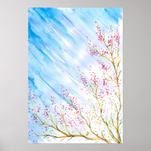 Natur background poster (Vorne)