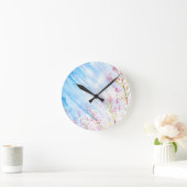 Natur background runde wanduhr (Zuhause)