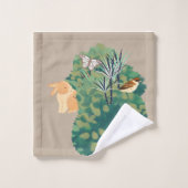 Natur Badhandtuch Set (Waschlappen)