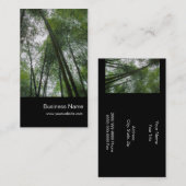 Natur-/Bambuswälder Visitenkarte (Vorne/Hinten)