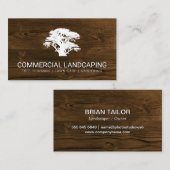 Natur | Baum | Gartenarbeit | Landflucht Visitenkarte (Vorne/Hinten)