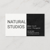 Natur | Bäume Visitenkarte (Rückseite)