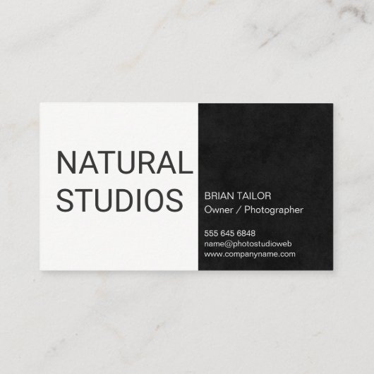 Natur | Bäume Visitenkarte (Rückseite)