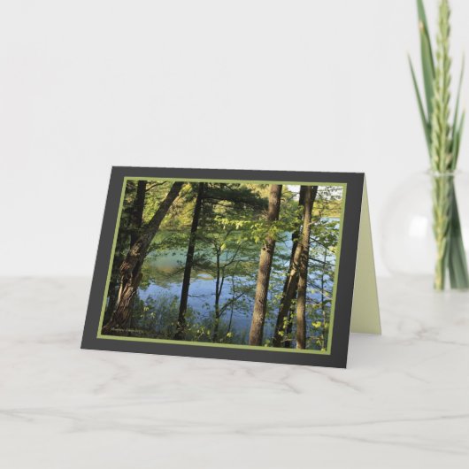 Natur: bietet mir einen Raum Karte (Vorderseite)