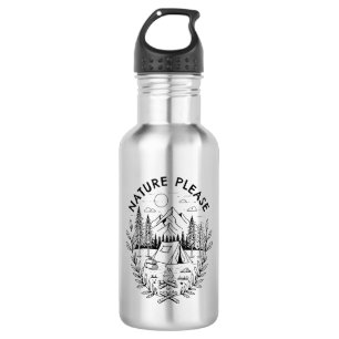 Natur bitte edelstahlflasche