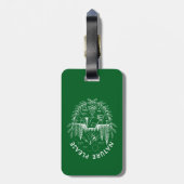 Natur bitte gepäckanhänger (Rückseite vertikal)