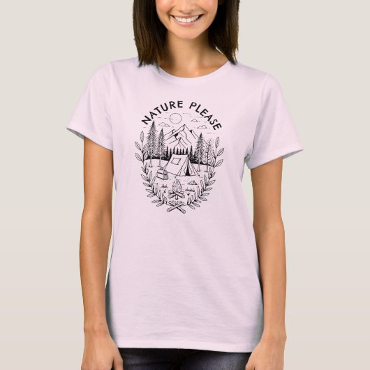 Natur bitte T-Shirt (Vorderseite)