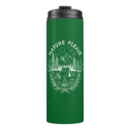 Natur bitte thermosbecher (Vorderseite)