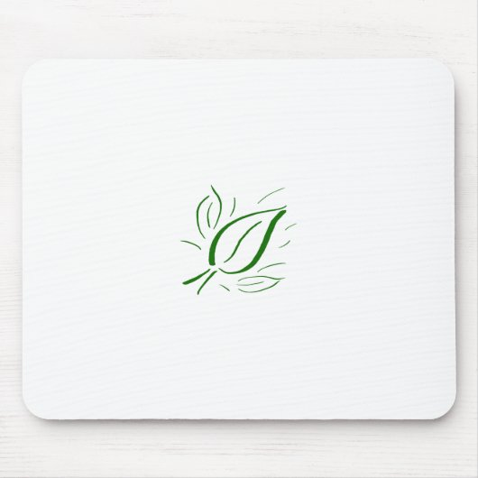 Natur-Blatt-Grün Mini - Mousepad (Vorne)