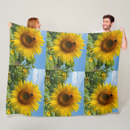 Natur, Blume, Sommer, Sonnenblumen, Blumen Fleecedecke