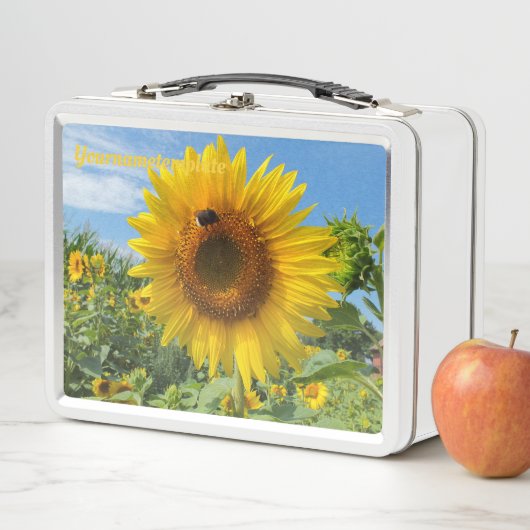 Natur, Blume, Sommer, Sonnenblumen, Blumen Metall Brotdose (Beispiel)