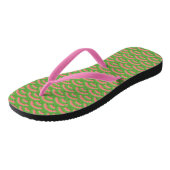 Natur-Bogen-Flipp-Flops Badesandalen (Schrägansicht)