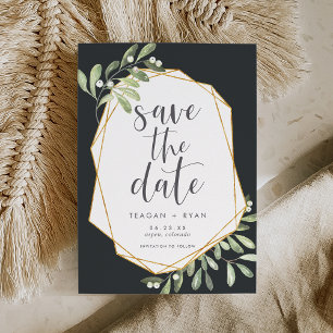 Natur   Botanische Wasserfarbe Save The Date