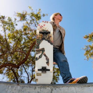 Natur Botanisches Blumenhorse Jumping Skateboard
