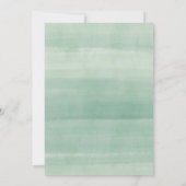 Natur | Brautparty Aquarell Einladung (Rückseite)