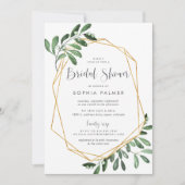 Natur | Brautparty Aquarell Einladung (Vorderseite)