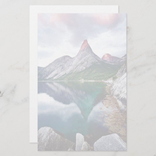 Natur Briefpapier (Vorne/Hinten)