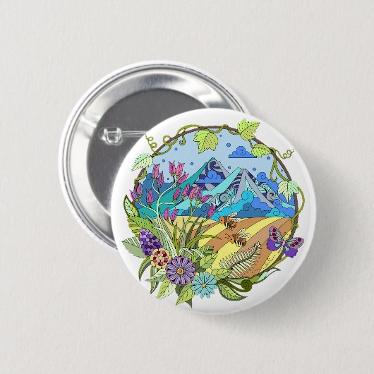 Natur Button (Vorne & Hinten)