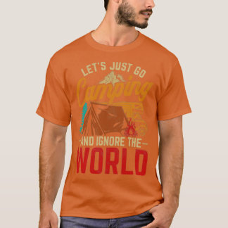 Natur-Campingplatz-Wildlife-Camper Outdoor-Camping T-Shirt