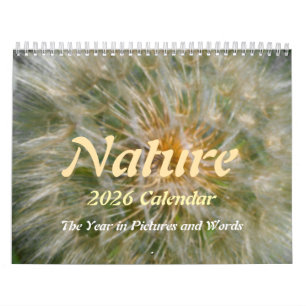 Natur Das Jahr in Bildern und Worten 2026 Kalender