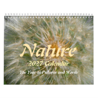 Natur Das Jahr in Bildern und Worten 2027 Kalender