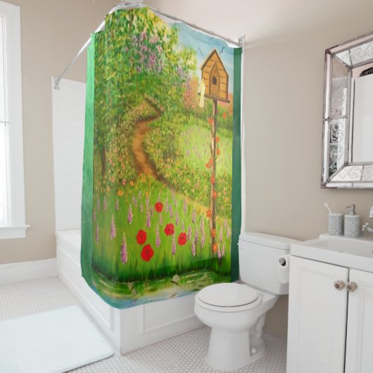 Natur Duschvorhang (Beispiel)