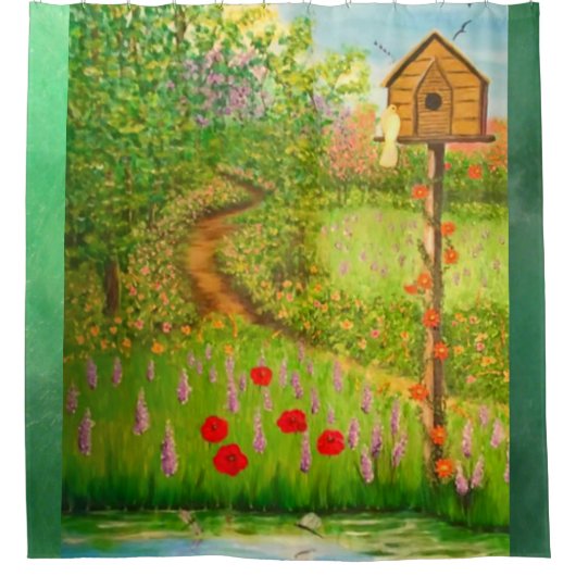 Natur Duschvorhang (Vorderseite)