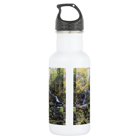 Natur Edelstahlflasche (Rückseite)