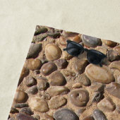 Natur-einzigartiger Kiesel entsteint Foto Strandtuch (Beispiel)