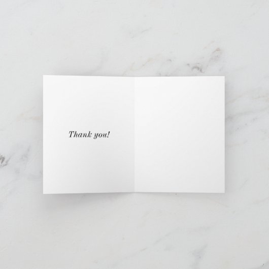 Natur erreicht dankeskarte (Innenseite)