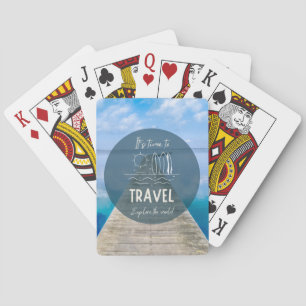 Natur Es ist Zeit für Reisekostenerstattungen Spielkarten