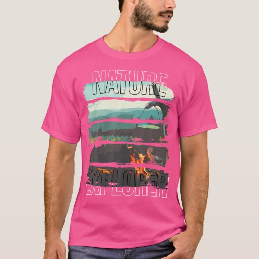 Natur-Explorer - Camping T-Shirt (Vorderseite)